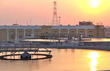 Doha West sewage treatment plant