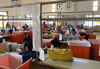 Working environment in the factory