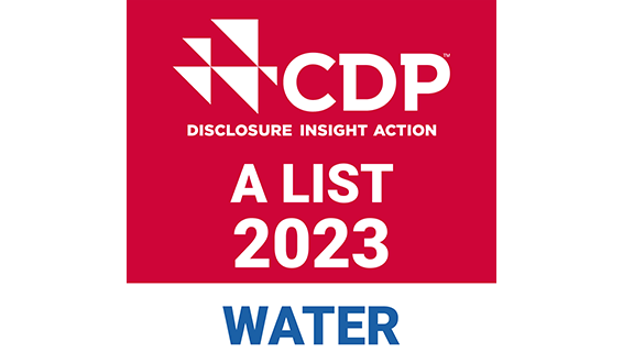 CDPの水セキュリティ対策においてAリストに選定